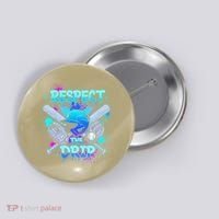 Respect The Drip Baseball Ice Cream Drip Button thumb 0