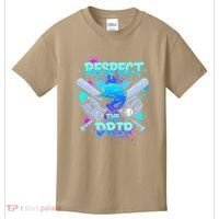 Respect The Drip Baseball Ice Cream Drip Kids T-Shirt thumb 0