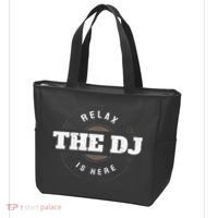 Relax The DJ Is Here DJ Music Tote Bag thumb 3