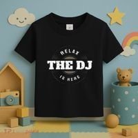 Relax The Dj Is Here Dj Music Toddler T-Shirt thumb 3