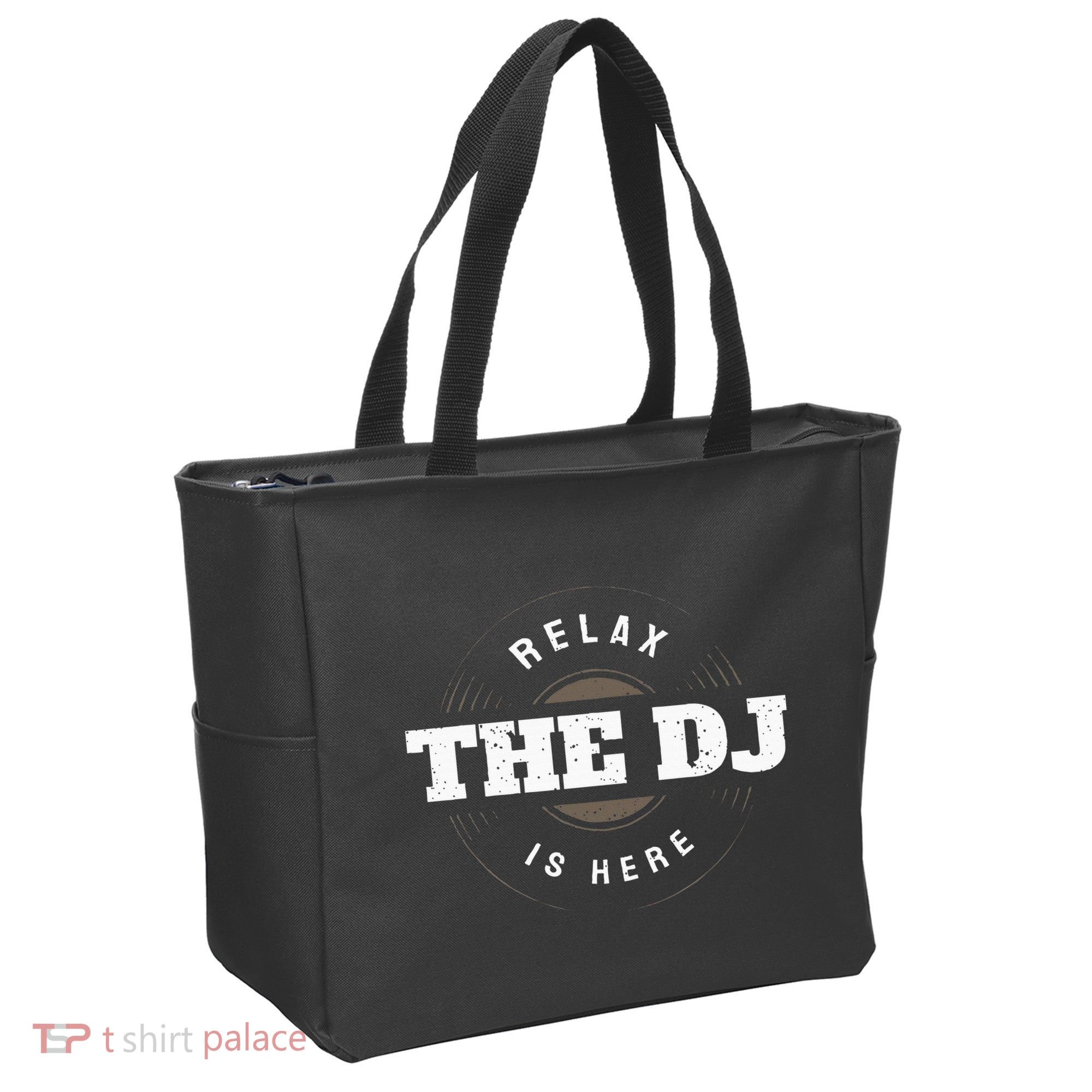 Relax The Dj Is Here Dj Music Tote Bag