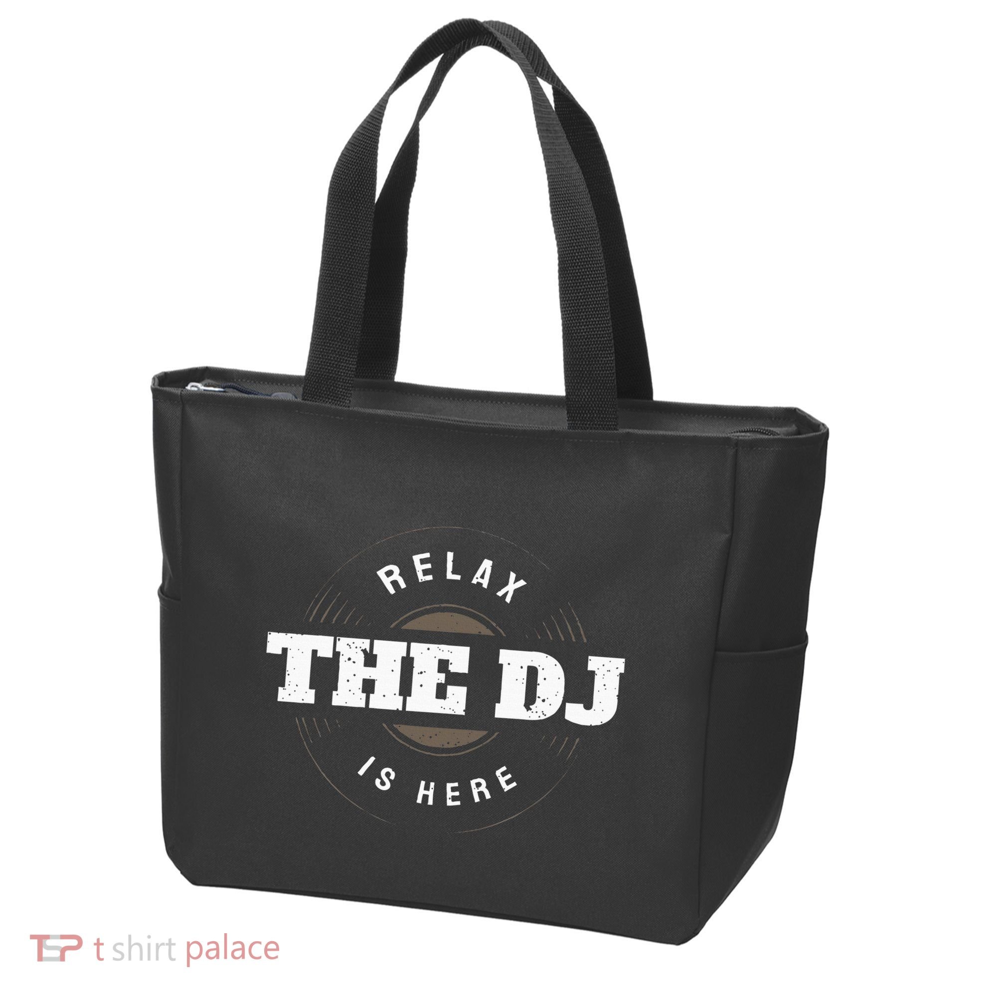 Relax The Dj Is Here Dj Music Tote Bag