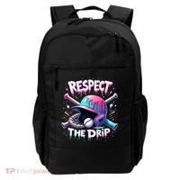 Respect The Drip Baseball Ice Cream Drip Vibes Squad  Backpack thumb 0