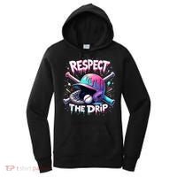 Respect The Drip Baseball Ice Cream Drip Vibes Squad  Women's Hoodie thumb 0