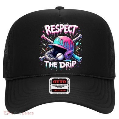 Respect The Drip Baseball Ice Cream Drip Vibes Squad  Hat
