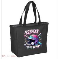 Respect The Drip Baseball Ice Cream Drip Vibes Squad  Tote Bag thumb 2