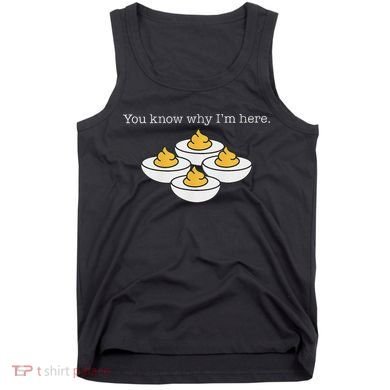 Retro Thanksgiving Dinner You Know Why IM Here Deviled Egg Tank Top