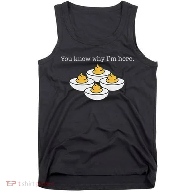 Retro Thanksgiving Dinner You Know Why IM Here Deviled Egg Tank Top