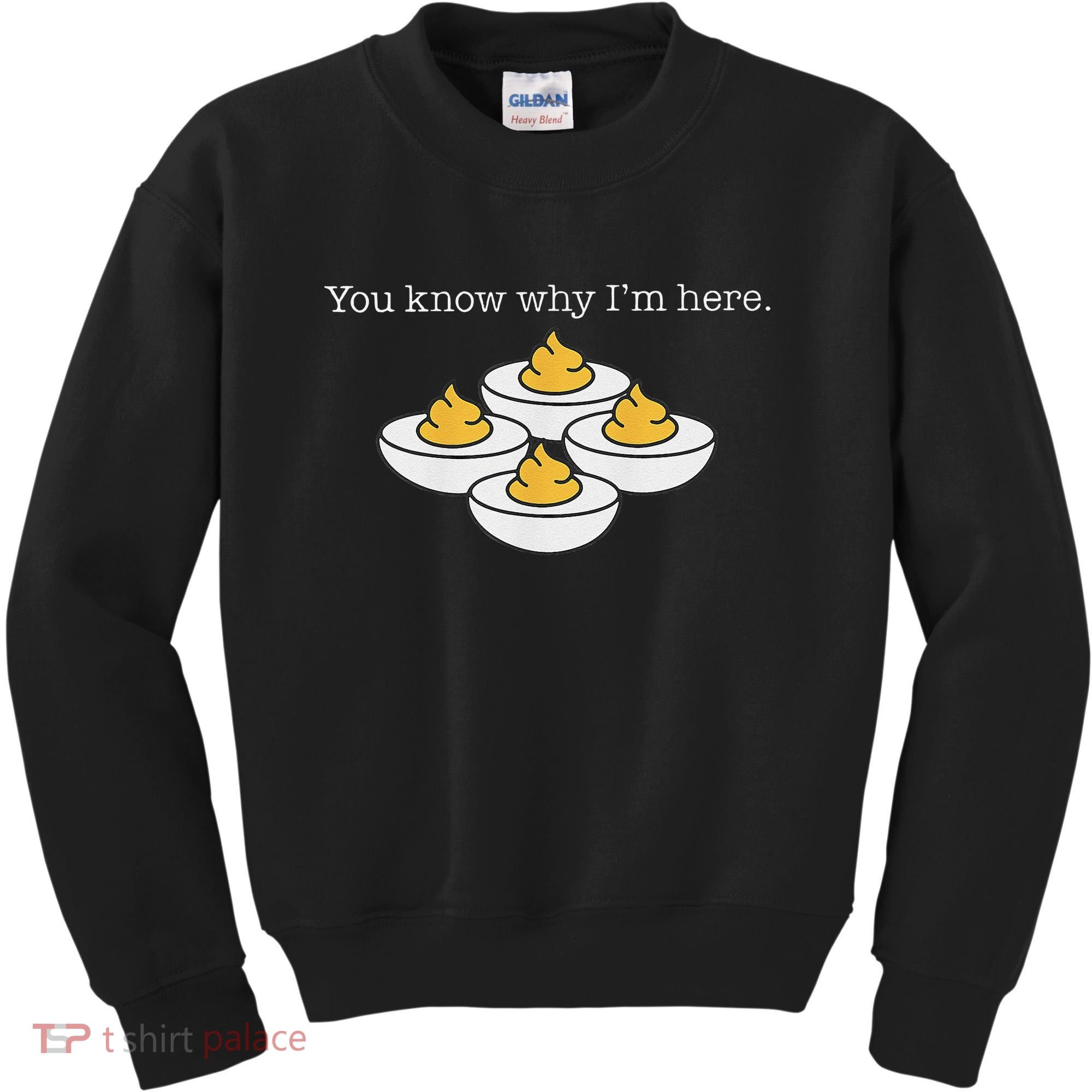Retro Thanksgiving Dinner You Know Why IM Here Deviled Egg Kids Sweatshirt