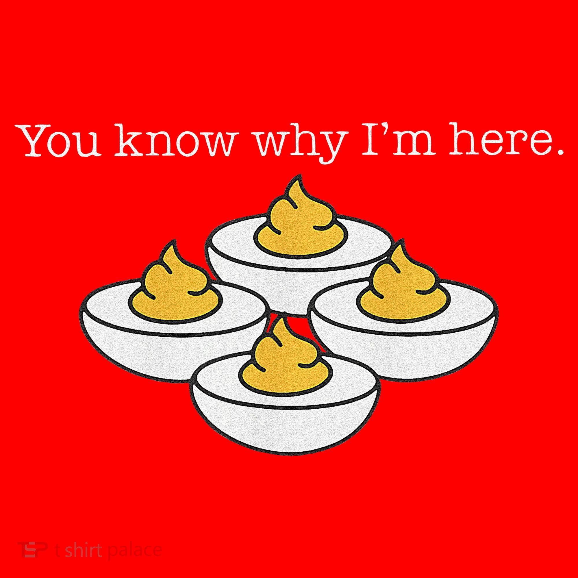 Retro Thanksgiving Dinner You Know Why IM Here Deviled Egg Santa Hat