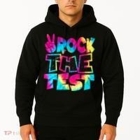 Retro Tie Dye Rock The Test Hoodie thumb 2