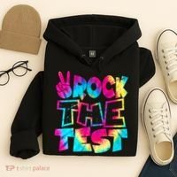 Retro Tie Dye Rock The Test Hoodie thumb 4