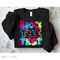 Retro Tie Dye Rock The Test Sweatshirt thumb 2