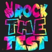 Retro Tie Dye Rock The Test Beanie thumb 2