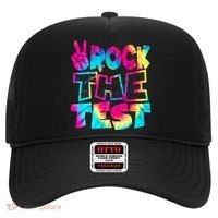 Retro Tie Dye Rock The Test Hat thumb 0