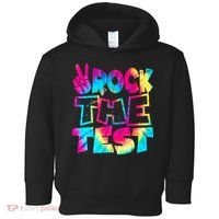 Retro Tie Dye Rock The Test Toddler Hoodie thumb 0