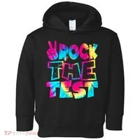 Retro Tie Dye Rock The Test Toddler Hoodie thumb 0
