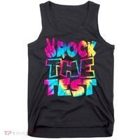 Retro Tie Dye Rock The Test Tank Top thumb 0