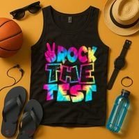 Retro Tie Dye Rock The Test Tank Top thumb 4