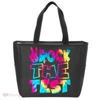 Retro Tie Dye Rock The Test Tote Bag thumb 0