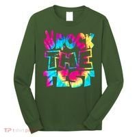 Retro Tie Dye Rock The Test Long Sleeve Shirt thumb 0