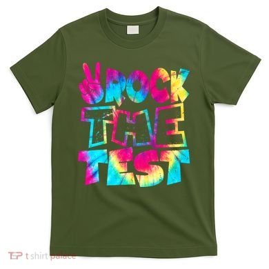 Retro Tie Dye Rock The Test T-Shirt