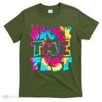 Retro Tie Dye Rock The Test T-Shirt thumb 0