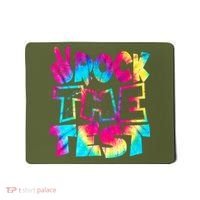 Retro Tie Dye Rock The Test Mousepad thumb 0