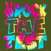 Retro Tie Dye Rock The Test Mousepad thumb 1