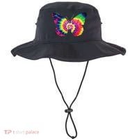 Rainbow Tie Dye Butterfly Tye Die Look Cool Bucket Hat thumb 0
