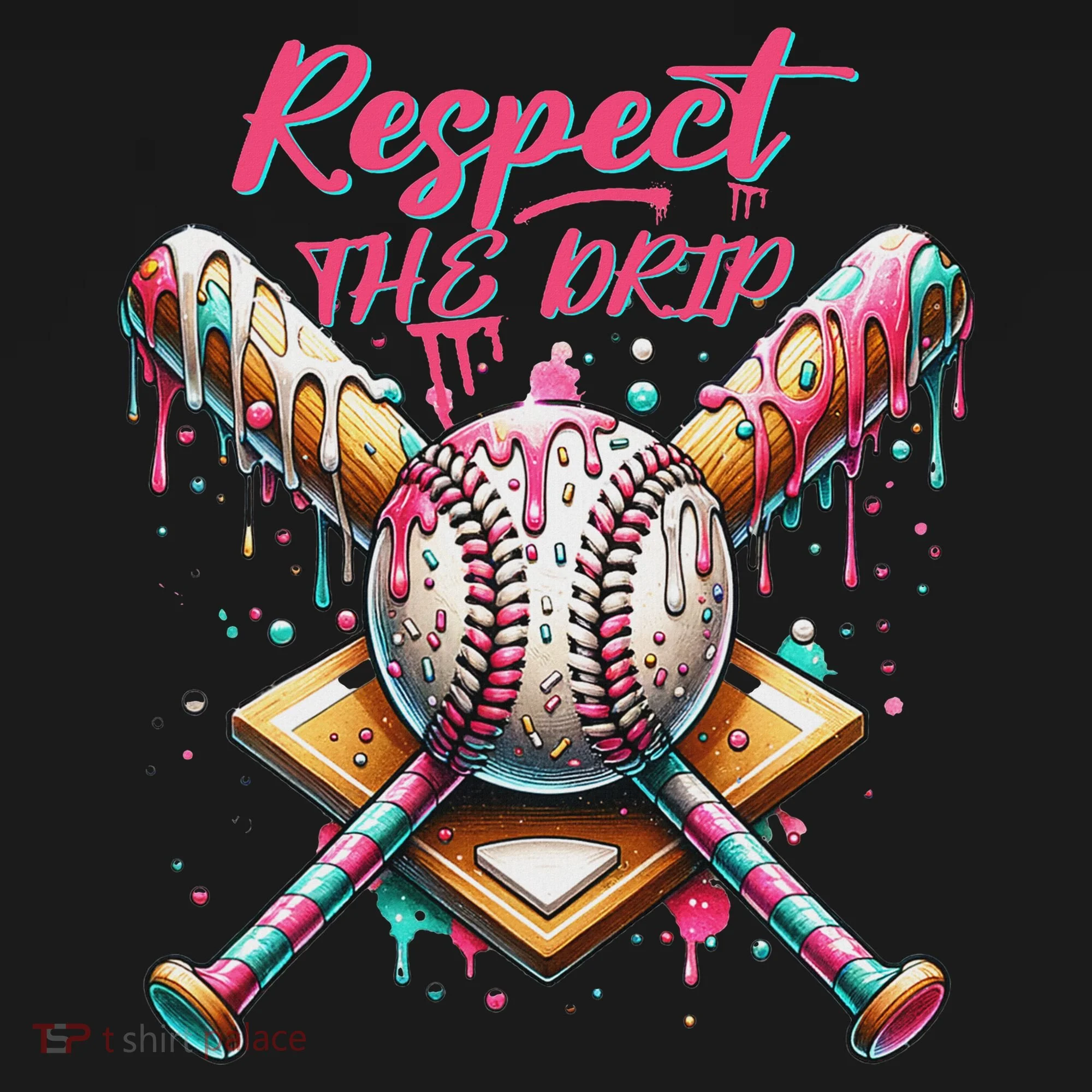 Respect The Drip Ice Cream Dripping Hoodie