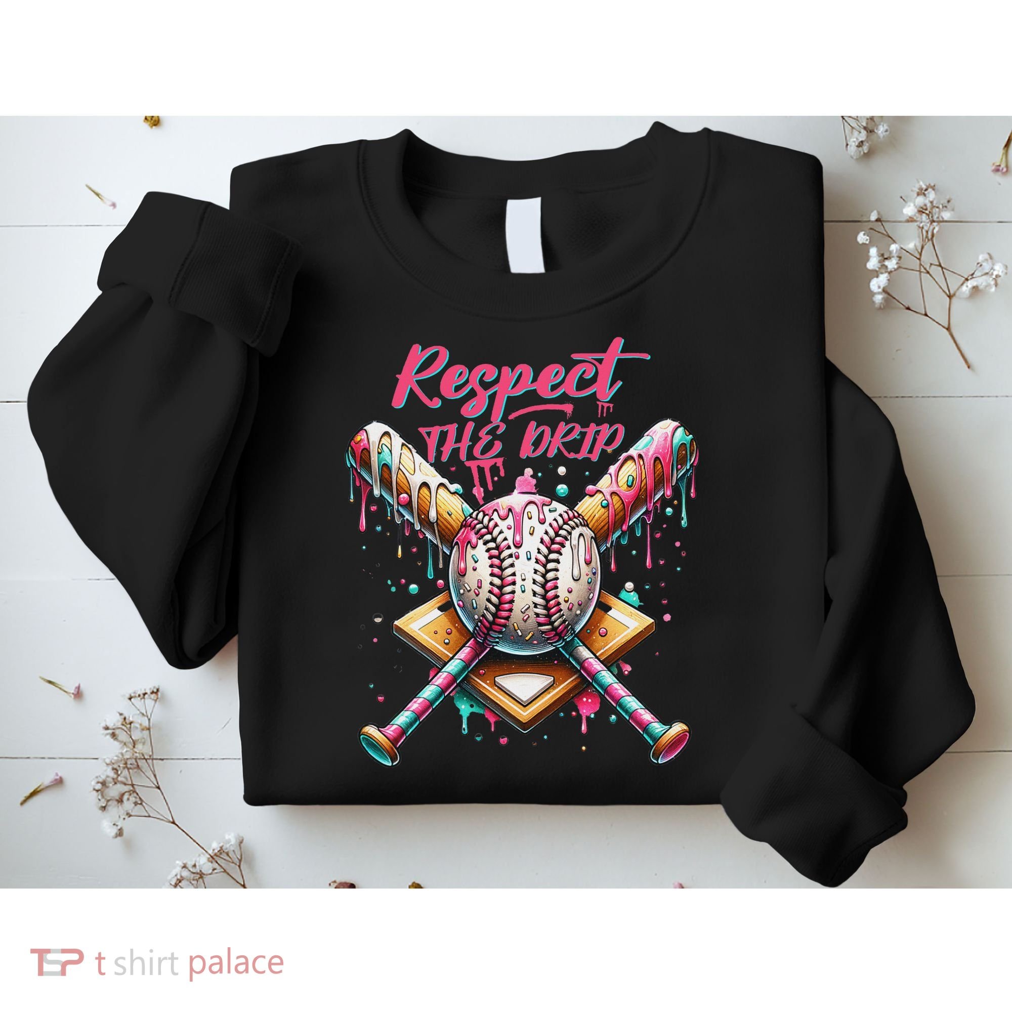 Respect The Drip Ice Cream Dripping Sweatshirt