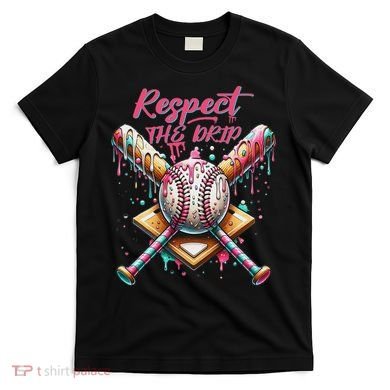Respect The Drip Ice Cream Dripping T-Shirt