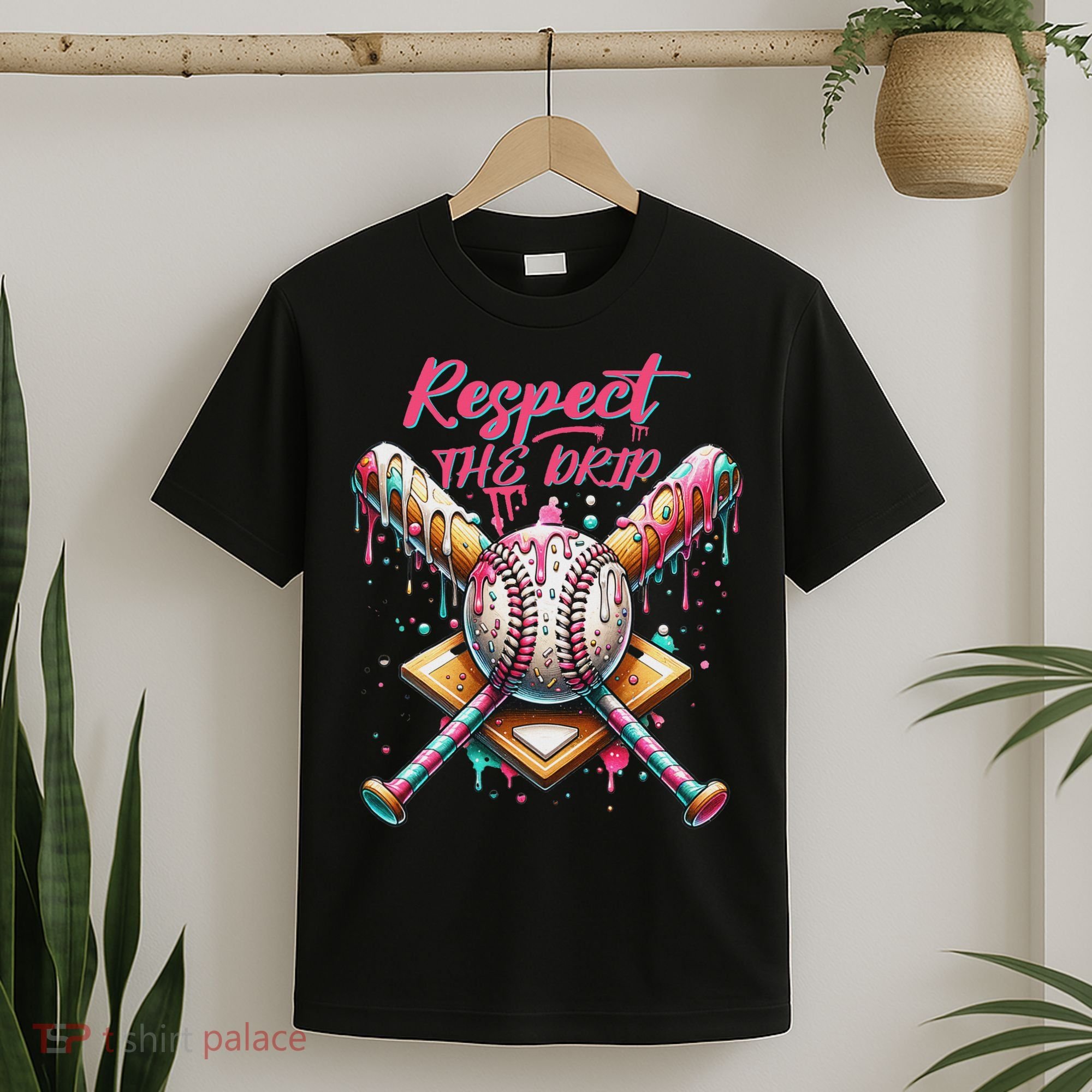 Respect The Drip Ice Cream Dripping T-Shirt