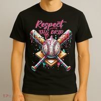 Respect The Drip Ice Cream Dripping T-Shirt thumb 3