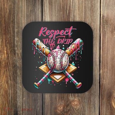 Respect The Drip Ice Cream Dripping Coaster