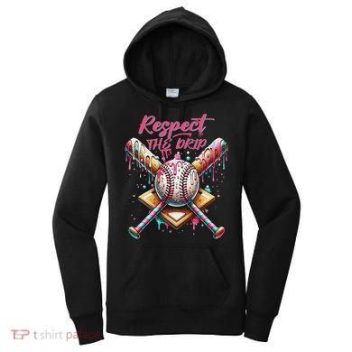 Respect The Drip Ice Cream Dripping Women's Hoodie