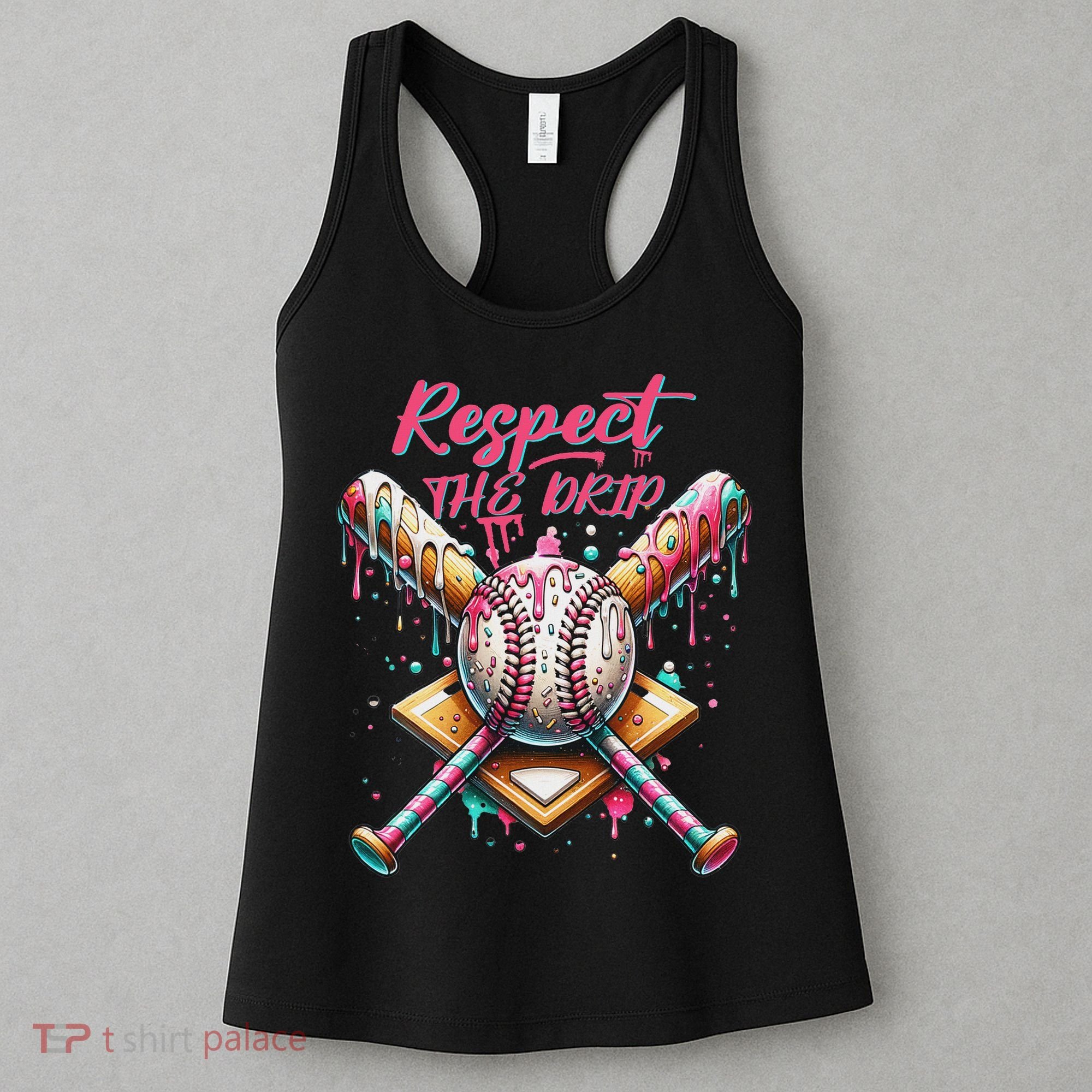 Respect The Drip Ice Cream Dripping Women's Tank Top
