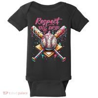 Respect The Drip Ice Cream Dripping Baby Bodysuit thumb 0