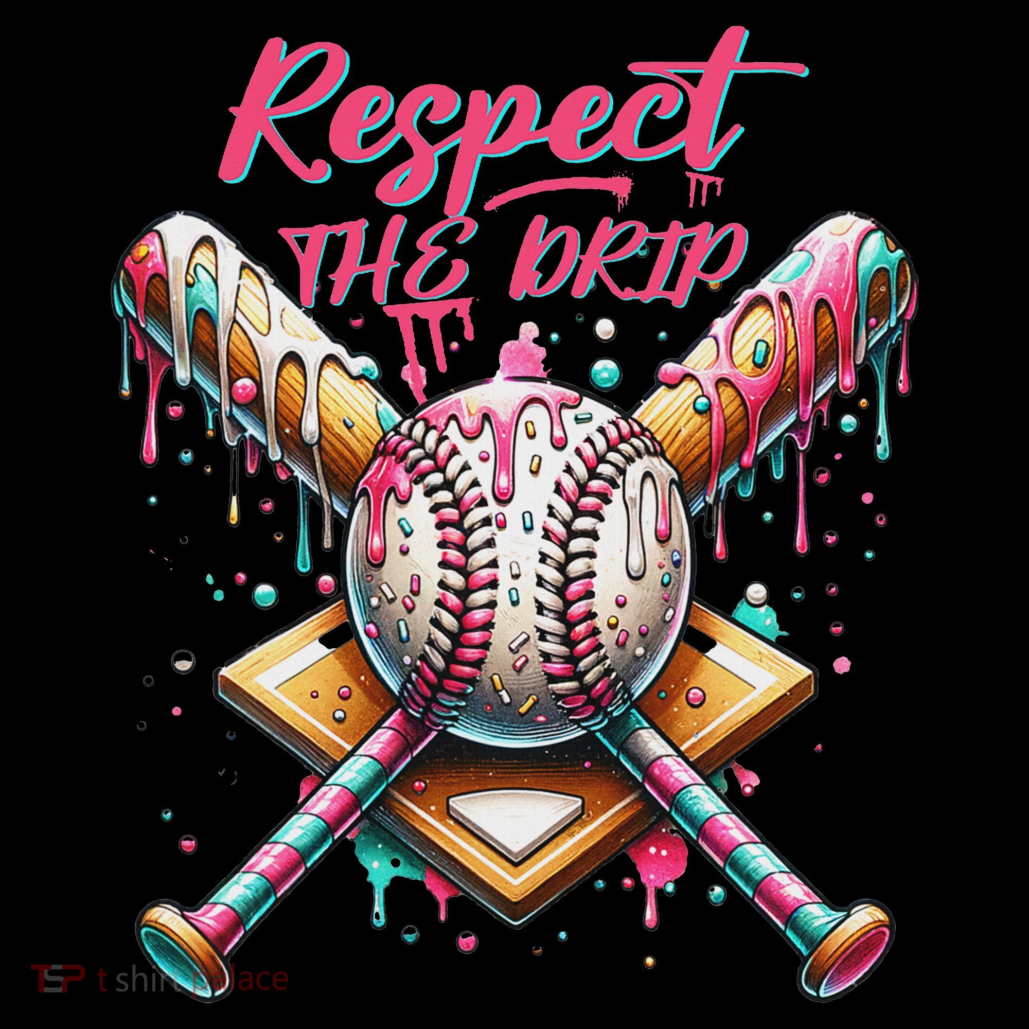 Respect The Drip Ice Cream Dripping PosiCharge Competitor Tank
