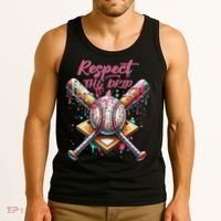 Respect The Drip Ice Cream Dripping Tank Top thumb 3