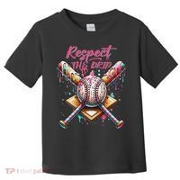 Respect The Drip Ice Cream Dripping Toddler T-Shirt thumb 0