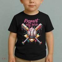Respect The Drip Ice Cream Dripping Toddler T-Shirt thumb 2