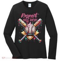 Respect The Drip Ice Cream Dripping Women's Long Sleeve Shirt thumb 0