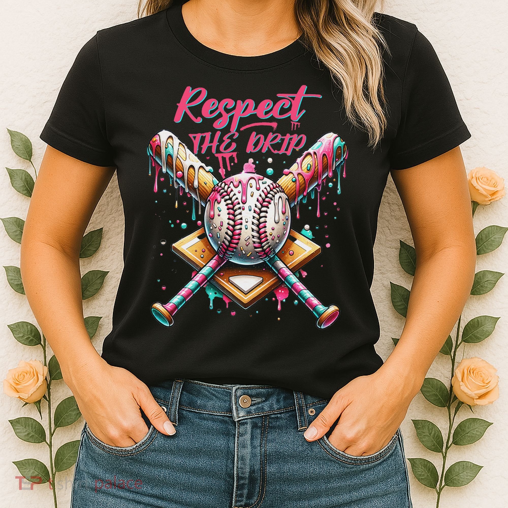 Respect The Drip Ice Cream Dripping Women's T-Shirt