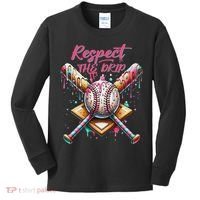 Respect The Drip Ice Cream Dripping Kids Long Sleeve Shirt thumb 0