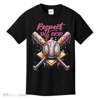 Respect The Drip Ice Cream Dripping Kids T-Shirt thumb 0