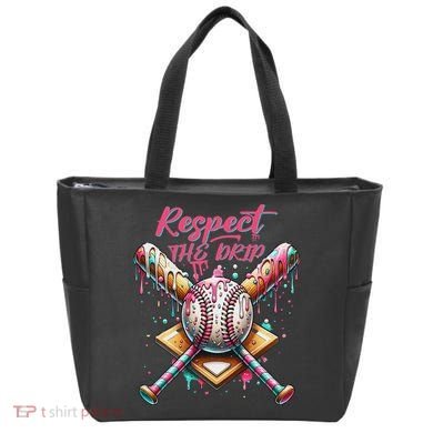 Respect The Drip Ice Cream Dripping Tote Bag