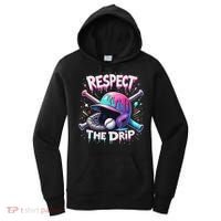 Respect The Drip Baseball Ice Cream Drip Vibes Squad Women's Hoodie thumb 0