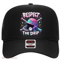 Respect The Drip Baseball Ice Cream Drip Vibes Squad Hat thumb 0